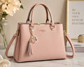 Stylish pink shoulder bag for women